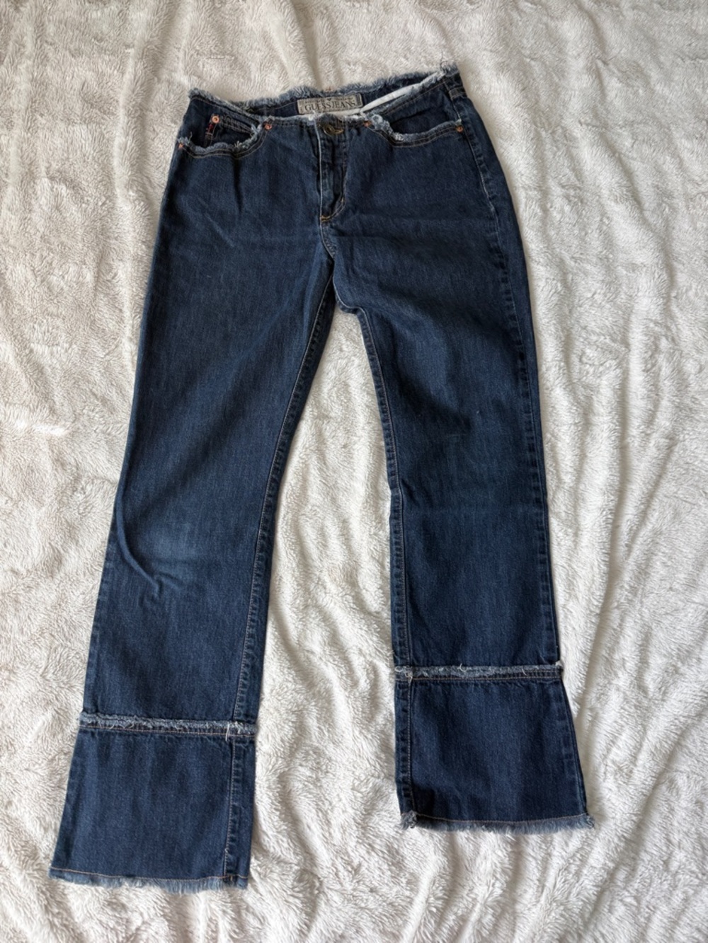 Vintage Guess Dark Blue Women's Jeans
